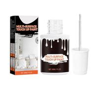 White Paint - Scratch Repair Pen, 30ml Bottle with Precision Brush, Water- Wood Paint, Fast Drying Formula, for Door, Baseboard, Furniture and Household Appliances