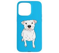 White Pitbull, White Pittie, Pitbull Lover, Bully Breed Dog Custodia per iPhone 15 Pro Max