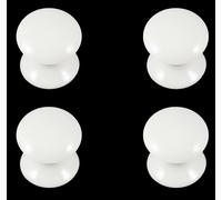 White porcelain one piece Armadio Guardaroba Pomelli Porta 30mm, 40mm E 50mm