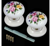 White porcelain Pomello Porta Set Pisello Dolce Design (Coppia) 60mm