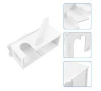 White PVC Hamster Hideout Ladder House Small Pet Nest and Cage Decor
