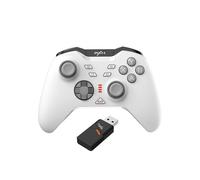 (White) PXN P5 Bluetooth Gamepad 1000Hz Hall Trigger Rocker Tri-Mode Long Battery Life Ergonomics for Switch