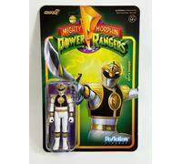 White Ranger Mighty Morphin Power Rangers 3,75 Pollici Re Action Super7