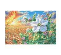 White Rose Flower Garden Puzzle 1000 Pezzi Rompicapo Per Ragazzi Happy Time Gioco Educativo Sfida Intelligenza Creativa Idea Regalo Per Figlio A Natale 1000 PCS
