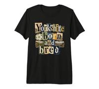 White Rose Pride Nato e Cresciuto nello Yorkshire Maglietta Premium