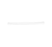 (White) Rustproof Expandable Bath Rod Convenient For Temporary Living Space Protects Wall From Damage White
