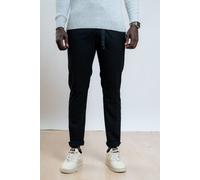 WHITE SAND PANTALONECON LACCETTO NERO UOMO ROBERT NERO 24WSU62 330-999