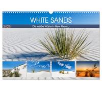 WHITE SANDS Die weiße Wüste in New Mexico (Wandkalender 2026 DIN A3 quer), CALVENDO Monatskalender: Malerische Naturimpressionen