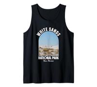 White Sands, Parco Nazionale del New Mexico, Design Vintage retrò Canotta
