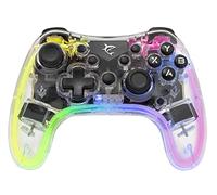 White Shark Joypad Controller di Gioco con Retroilluminazione LED e Doppia Vibra