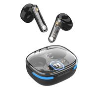 White Shark Auricolari Wireless Bluetooth v5.3 Custodia di Ricarica con Display