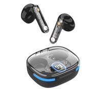 White Shark Auricolari Wireless Bluetooth v5.3 Custodia di Ricarica con Display