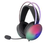 Cuffia Gaming Stereo con Microfono e Illuminazione RGB su Cuffie e Archetto Nero