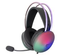 Cuffia Gaming Stereo con Microfono e Illuminazione RGB su Cuffie e Archetto Nero