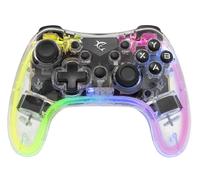 White Shark Joypad Controller di Gioco con Retroilluminazione LED e Doppia Vibra