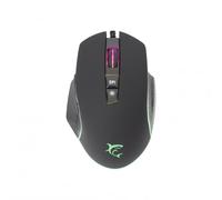 White Shark Mouse Ottico USB Gaming 6400 Dpi Retroilluminazione LED RGB Nero, GA
