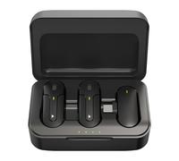 White Shark Set 2 Mini Microfoni Lavalier Wireless con Ricevitore USB-C™ e Custo