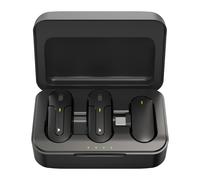 White Shark Set 2 Mini Microfoni Lavalier Wireless con Ricevitore USB-C™ e Custo