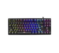 White Shark, Spartan, Tastiera Gaming con Funzione Anti Ghosting su Tutti i Tasti, Base Realizzata in Metallo e Retroilluminazione Led RGB in 14 Modalità Disponibili, Interfaccia USB 2.0, Nero