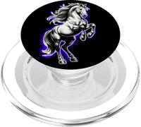White Shire Horse Viola Aura Equestre Allevamento PopSockets PopGrip per MagSafe