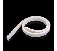 White Square Silicone Sponge Strip, 2x4mm-12x12mm Silicone Foamed Rubber Doors Windows Gasket Trim Seal (Color : 3M, Size : 10x12mm)