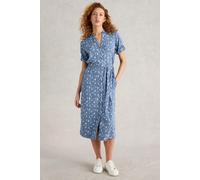White Stuff Annie Jersey Shirt Dress Blue Print Taglia: 14 REGULAR | Abiti Midi Outlet | Donna | Blu