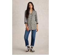White Stuff Annie Longline Shirt Black Print Taglia: 18R | Camicie Abbottonate Outlet | Donna | Nero