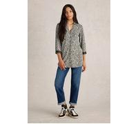 White Stuff Annie Longline Shirt Black Print Taglia: 6 REGULAR | Magliette intime Outlet | Donna | Nero