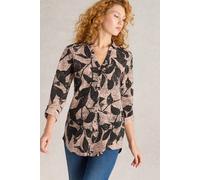 White Stuff Annie Longline Shirt Pink Print Taglia: 10 | Maglie a manica lunga Outlet | Donna | Rosa