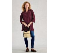 White Stuff Blake Cord Tunic Dark Plum Taglia: 12R | Maglie a manica lunga Outlet | Donna | Magenta