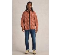 White Stuff Espresso Printed Shirt Orange Print Taglia: M | Camicie Casual Outlet | Uomo | Arancione