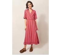 White Stuff Felicity Linen Blend Dress Pink Multi Taglia: 10 | Outlet | Donna | Bianco