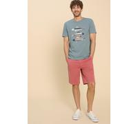 White Stuff Fish Graphic Tee Denim Print Taglia: S | T-shirt stampate Outlet | Uomo | Blu