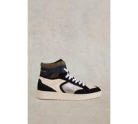White Stuff Heidi Hi-top Trainer Black Multi Taglia: 5 | Sneakers Outlet | Donna | Nero