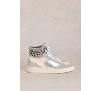 White Stuff Heidi Hi-top Trainer Natural Multi Taglia: 8 | Sneakers Outlet | Donna