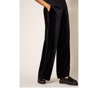 White Stuff Jenny Velvet Wide Leg Trouser Pure Black Taglia: 14R | Outlet | Donna | Nero