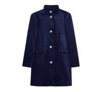 White Stuff Karla Velvet Coat Dark Navy Taglia: 8R | Cappotti monopetto Outlet | Donna | Blu