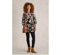 White Stuff Nela Printed Shirt Tunic Black Print Taglia: 10 | Magliette intime Outlet | Donna | Nero