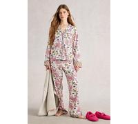 White Stuff Nina Organic Pj Shirt Natural Print Taglia: M | Maglie a manica lunga Outlet | Donna