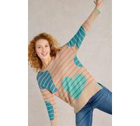 White Stuff Olive Heart Jumper Natural Multi Taglia: 14 | Maglioni a maglia Outlet | Donna