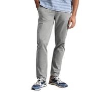White Stuff Pantaloni Chino biologici Sutton da Uomo - Comfort Ecologico - LGT Grey - Taglia 32/R