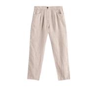 White Stuff Pantaloni in Lino da Donna Rowena - Design Elegante per Tutti i Giorni - LGT Nat - Taglia 36/R