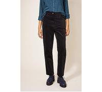 White Stuff Savannah Velvet Trouser Pure Black Taglia: 16 REGULAR | Pantaloni dritti Outlet | Donna | Nero
