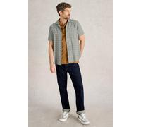 White Stuff Ss Overdye Check Shirt Light Blue Taglia: XS | Camicie Casual Outlet | Uomo | Blu