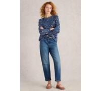 White Stuff Sylvie Top Blue Print Taglia: 6 | Maglie a manica lunga Outlet | Donna | Blu