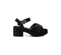 White Stuff Velvet Platform Sandal Pure Black Taglia: 7 | Outlet | Uomo | Nero