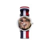 (white-style2) Orologio al quarzo Chucky, design da polso da donna, elegante, di alta a esterno