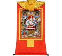 White Tara, Sitatara, arazzo buddista in broccato stampato a caldo for la meditazione Zen Home Decor (Colore : Rosso, dimensioni : Large(85cm*63cm） (Color : Unique Colour, Size : Small(35cm*27cm)