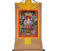 White Tara, Sitatara, arazzo buddista in broccato stampato a caldo for la meditazione Zen Home Decor (Colore : Rosso, dimensioni : Large(85cm*63cm） (Color : Beige, Size : Large(85cm*63cm))