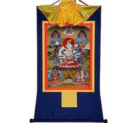 White Tara, Sitatara, arazzo buddista in broccato stampato a caldo for la meditazione Zen Home Decor (Colore : Rosso, dimensioni : Large(85cm*63cm） (Color : White, Size : Medium(62cm*47cm))